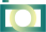Logo - Caméra minimaliste, ligne verte et jaune.